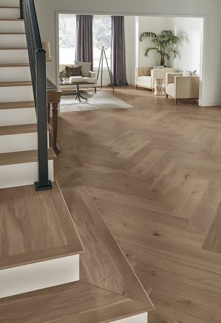 Park City Herringbone Sundance hardwood by Mannington Hardwood